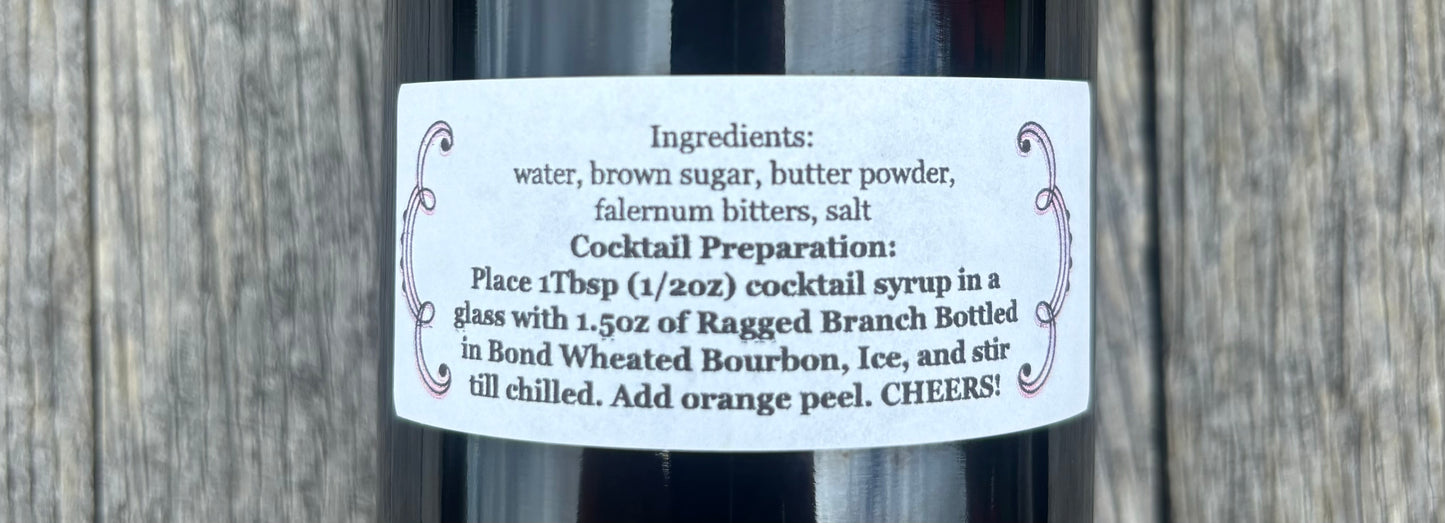 Bourbon Chef: Shotgun Shell Old Fashion Syrup - 8 oz.